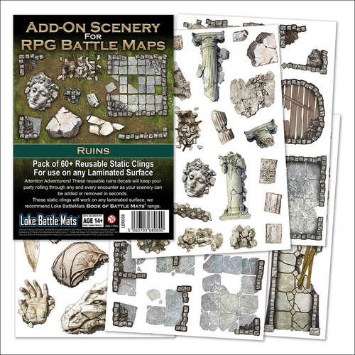 Add On Scenery for RPG Maps: Ruins