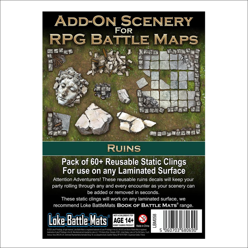 Add On Scenery for RPG Maps: Ruins