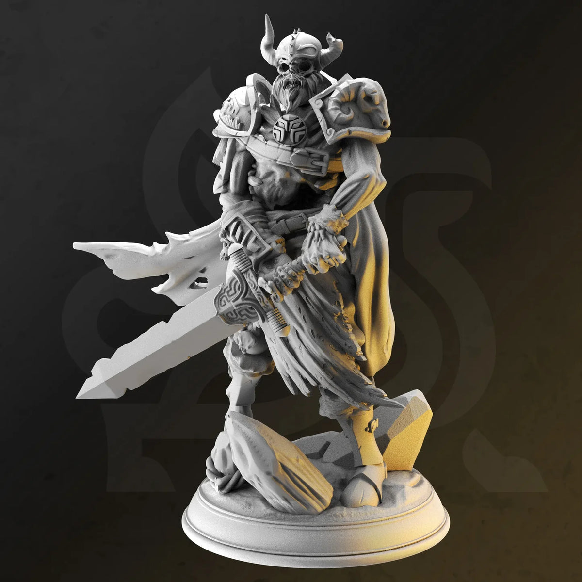 Arisen Warriors - Skeletal Guardian // Miniatură D&D