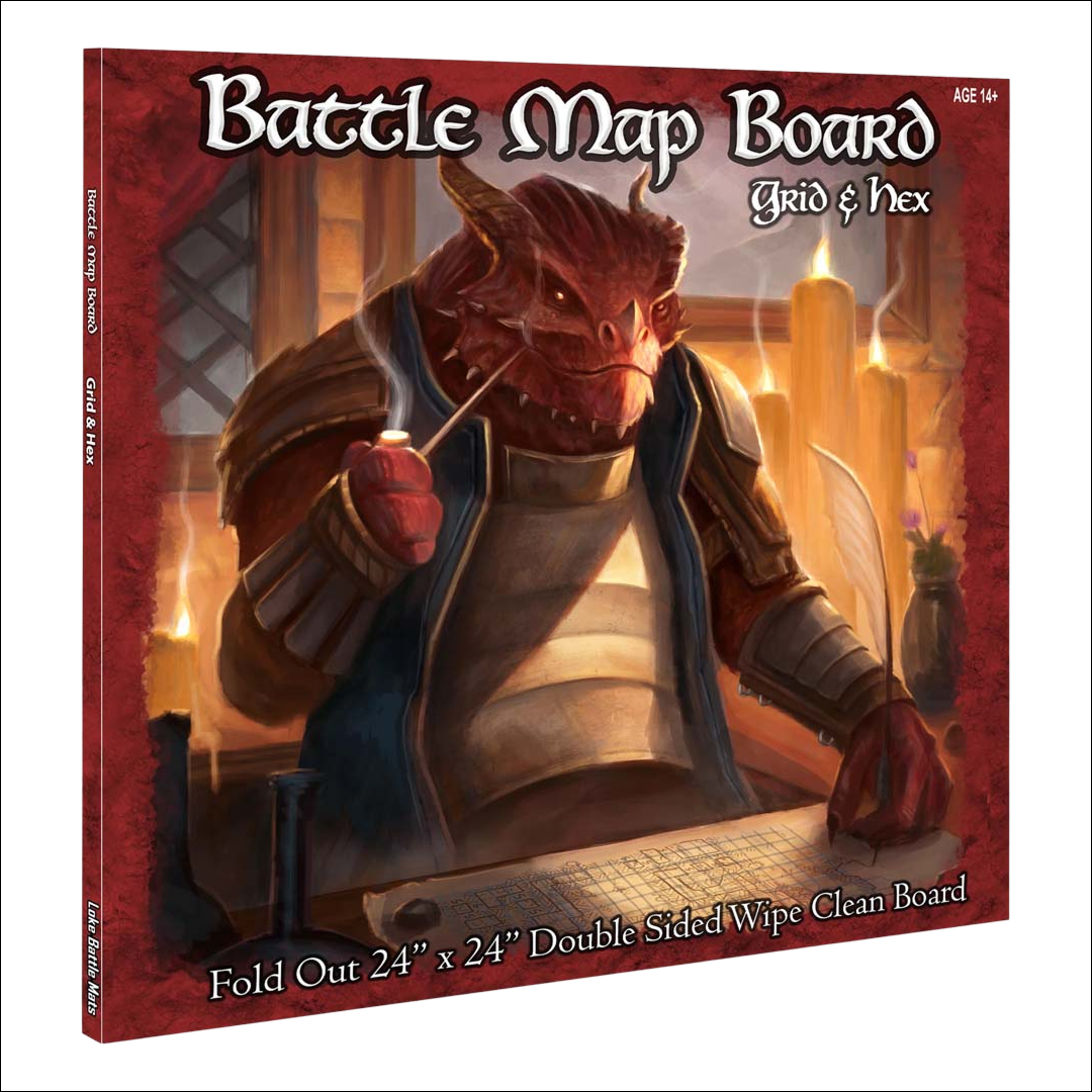 Battle Map Board: Grid & Hex