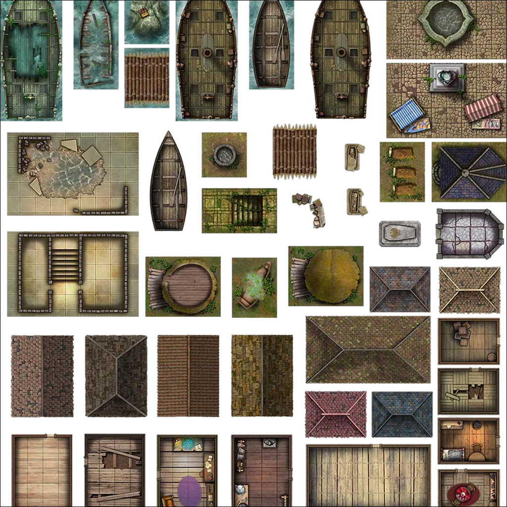 Battle map Box of Adventure: Coast of Dread