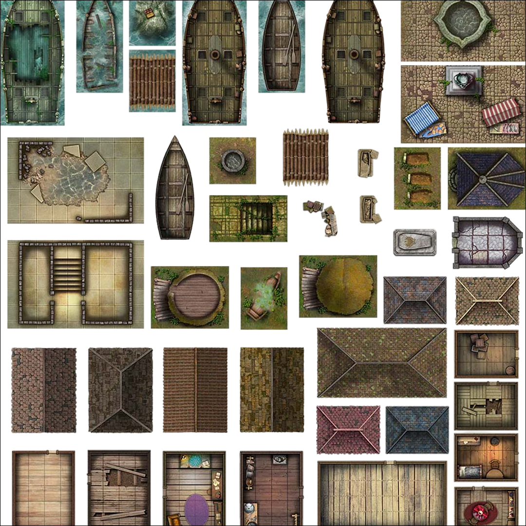 Battle map Box of Adventure: Coast of Dread