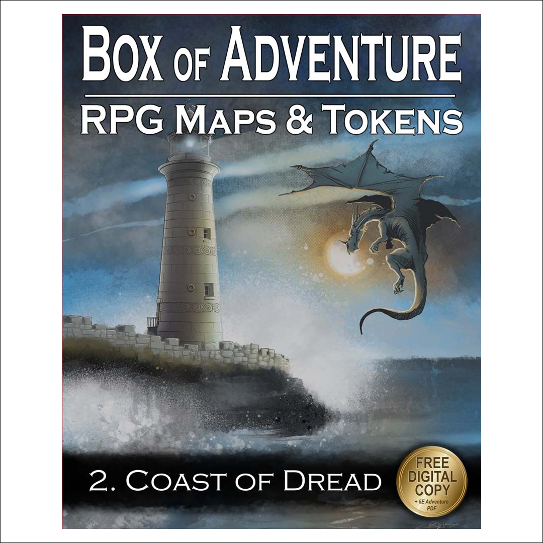 Battle map Box of Adventure: Coast of Dread