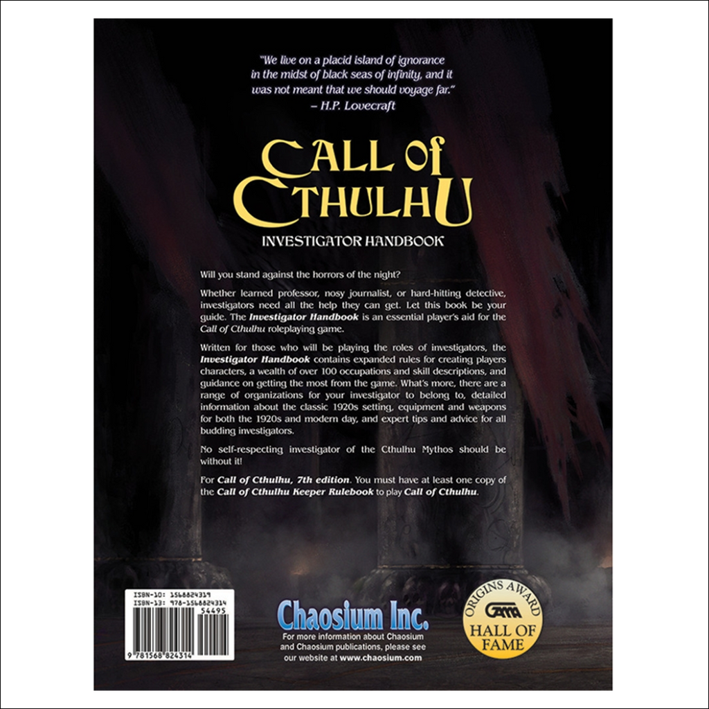 Call of Cthulhu: Investigator Handbook (Ediția Engleză)
