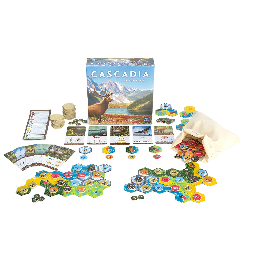 Cascadia Deluxe + Extensie- Joc de Societate (Ediția Română)