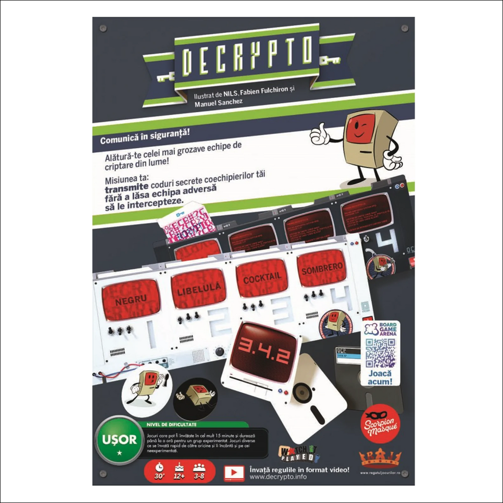 Decrypto - Joc de Societate (Ediția Română)