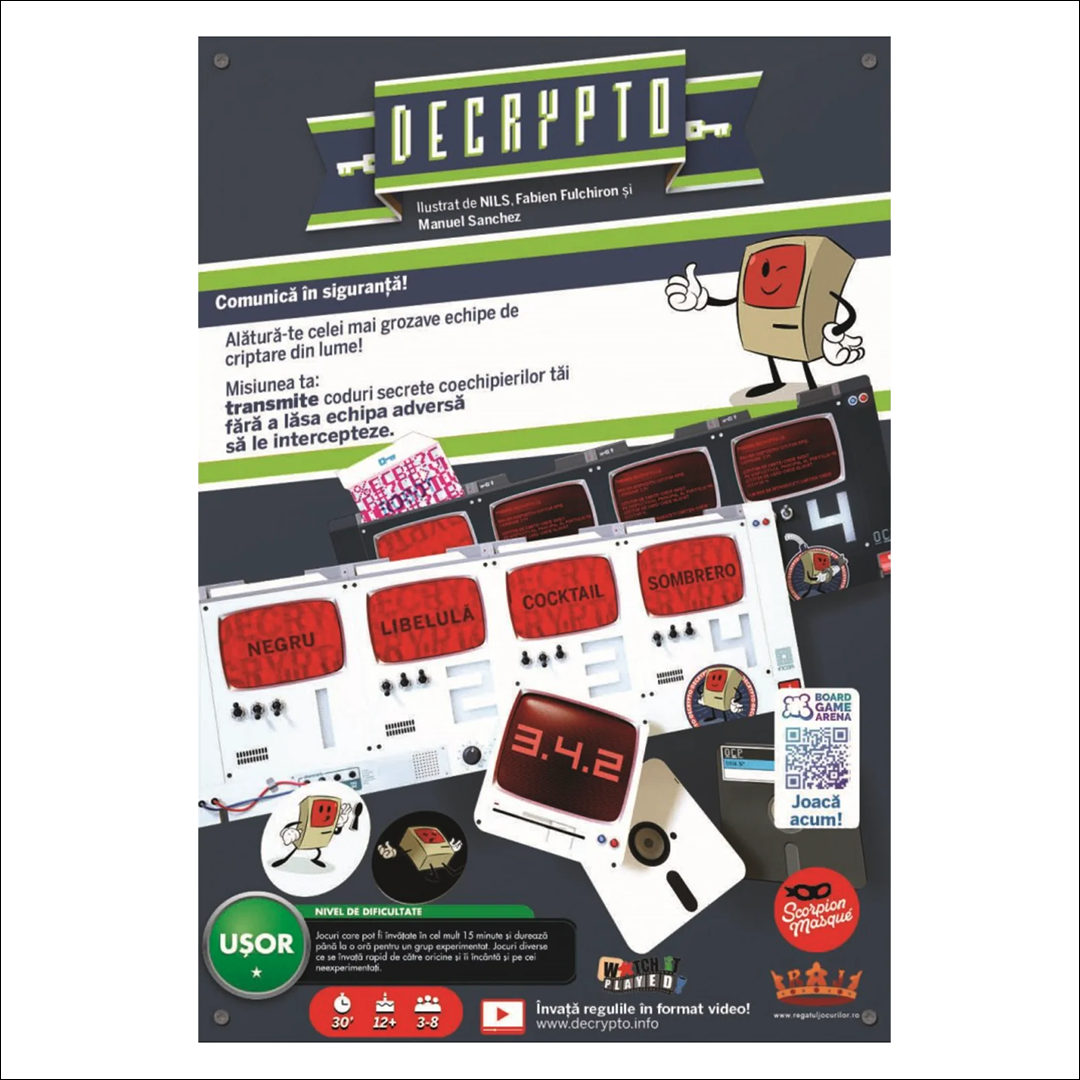 Decrypto - Joc de Societate (Ediția Română)