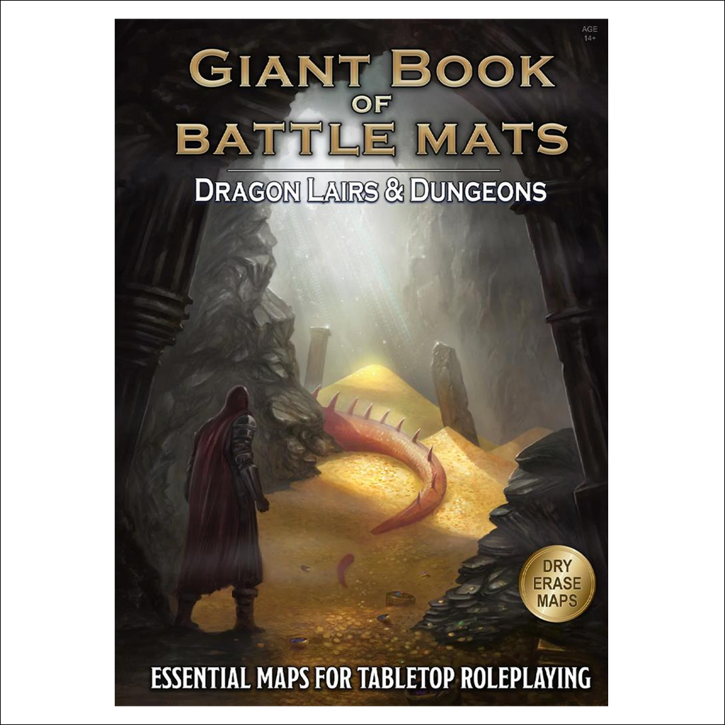 Giant Book of Battle Mats: Dragon Lairs & Dungeons