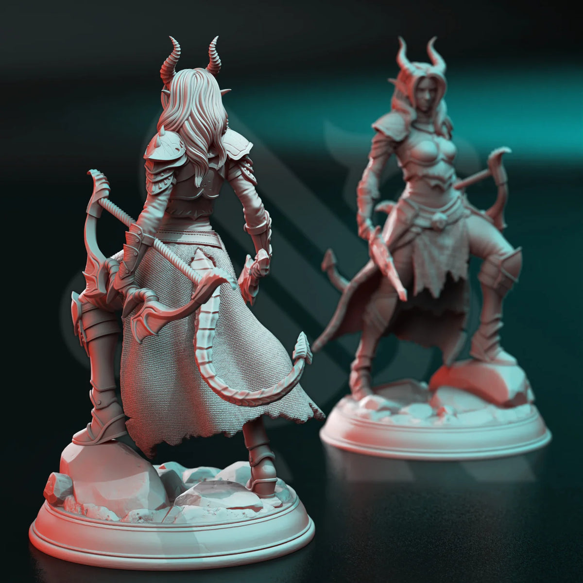 Elkava - Deception Huntress // Miniatură D&D