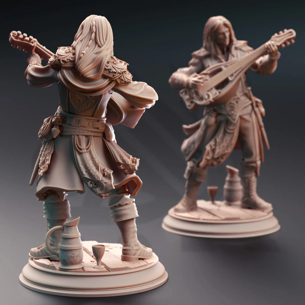 Ereviel - Bard of (mis)Fortune // Miniatură D&D