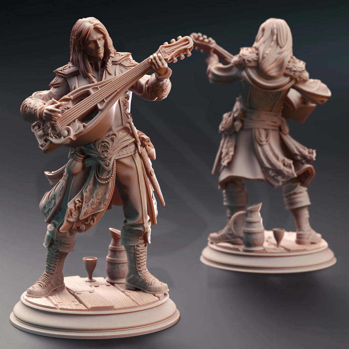 Ereviel - Bard of (mis)Fortune // Miniatură D&D