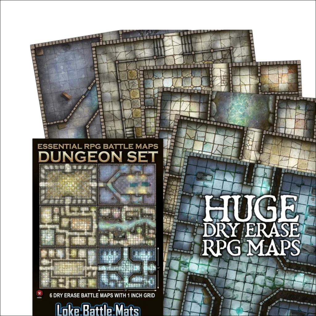 Essential RPG Battle Maps: Dungeon Set