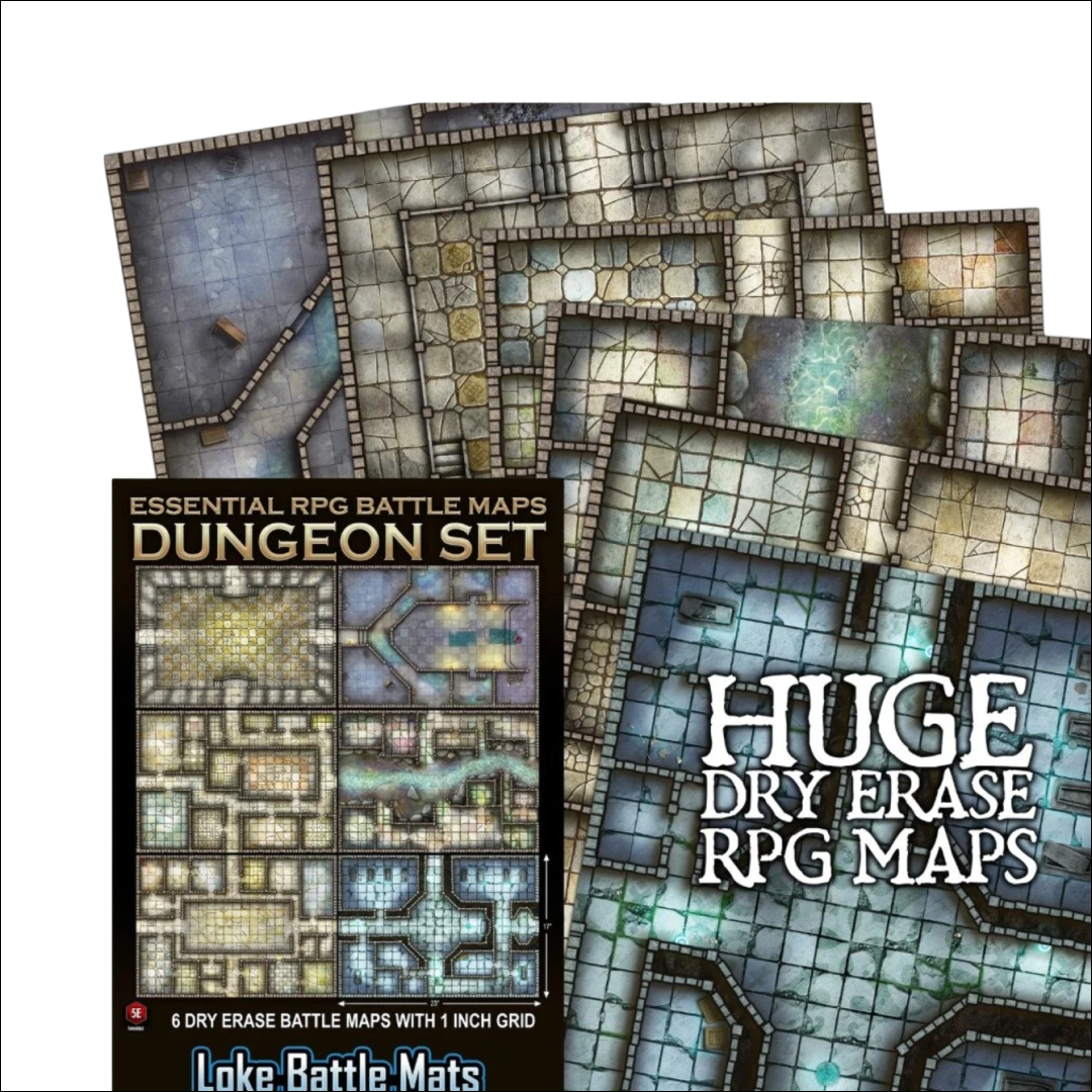 Essential RPG Battle Maps: Dungeon Set