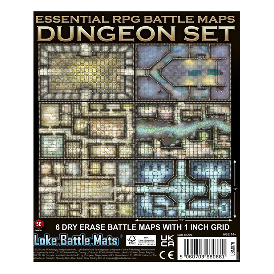 Essential RPG Battle Maps: Dungeon Set