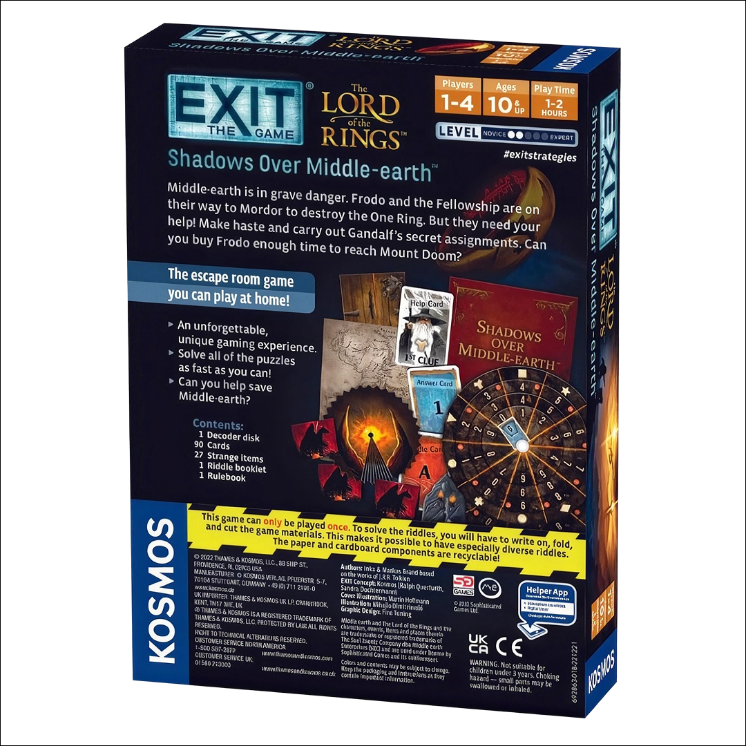 Exit: The Game LOTR - Joc Escape Room (Ediția Engleză)
