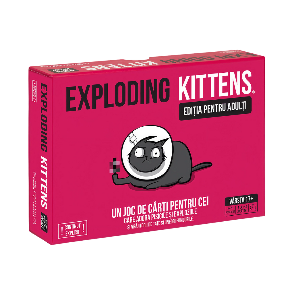 Exploding Kittens: Pentru Adulți (Ediția Română)