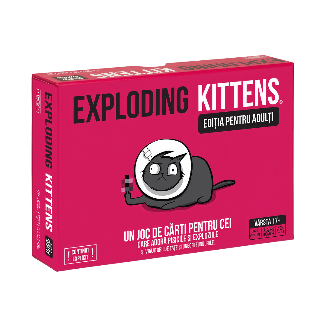 Exploding Kittens: Pentru Adulți (Ediția Română)