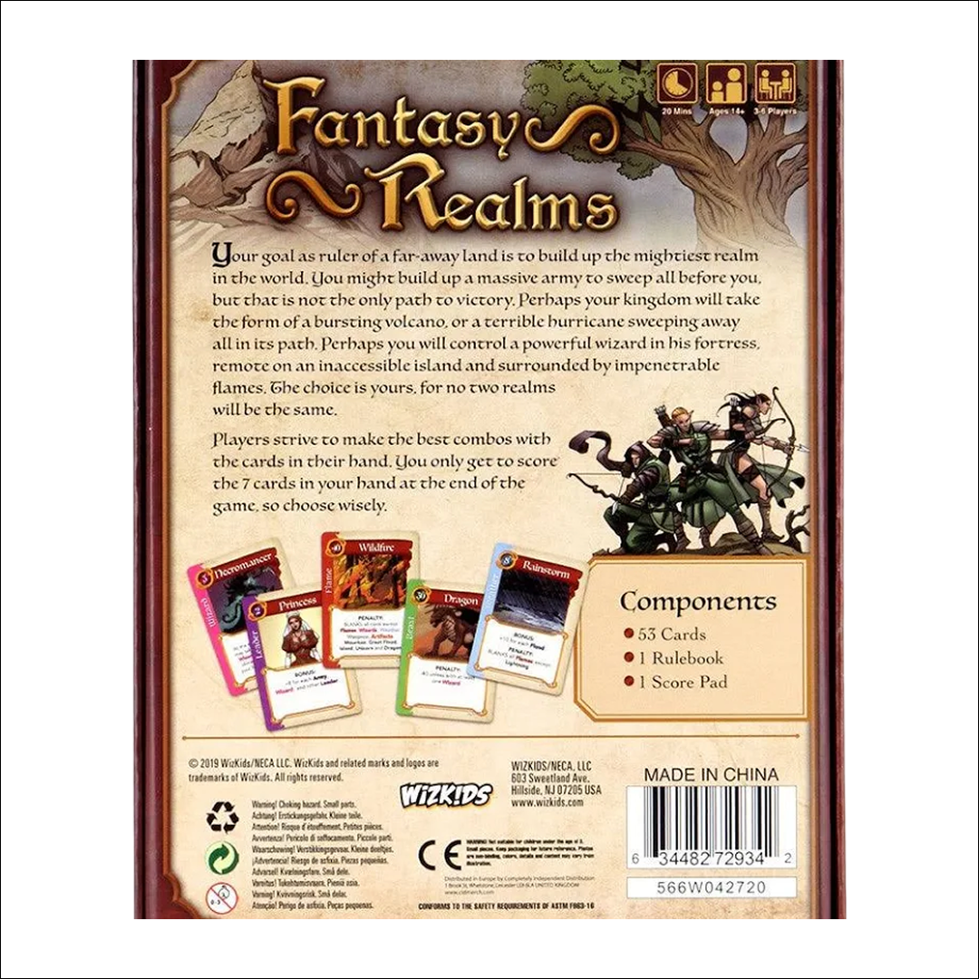 Fantasy Realms - Joc de Cărți (Ediția Engleză)