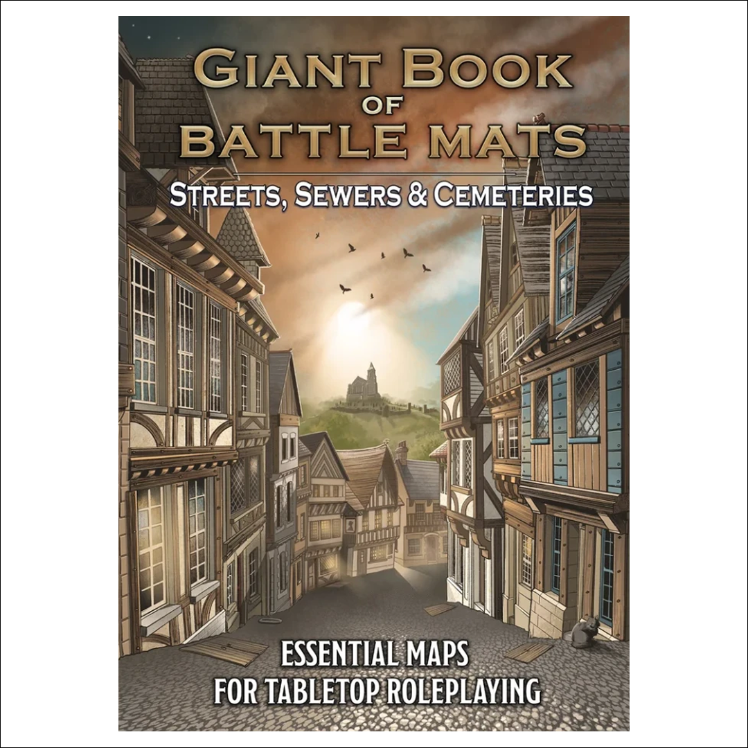 Giant Book of Battle Mats: Streets, Sewers & Cemeteries