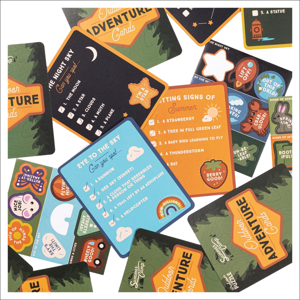 Outdoor Adventure Cards (Ediția Engleză)