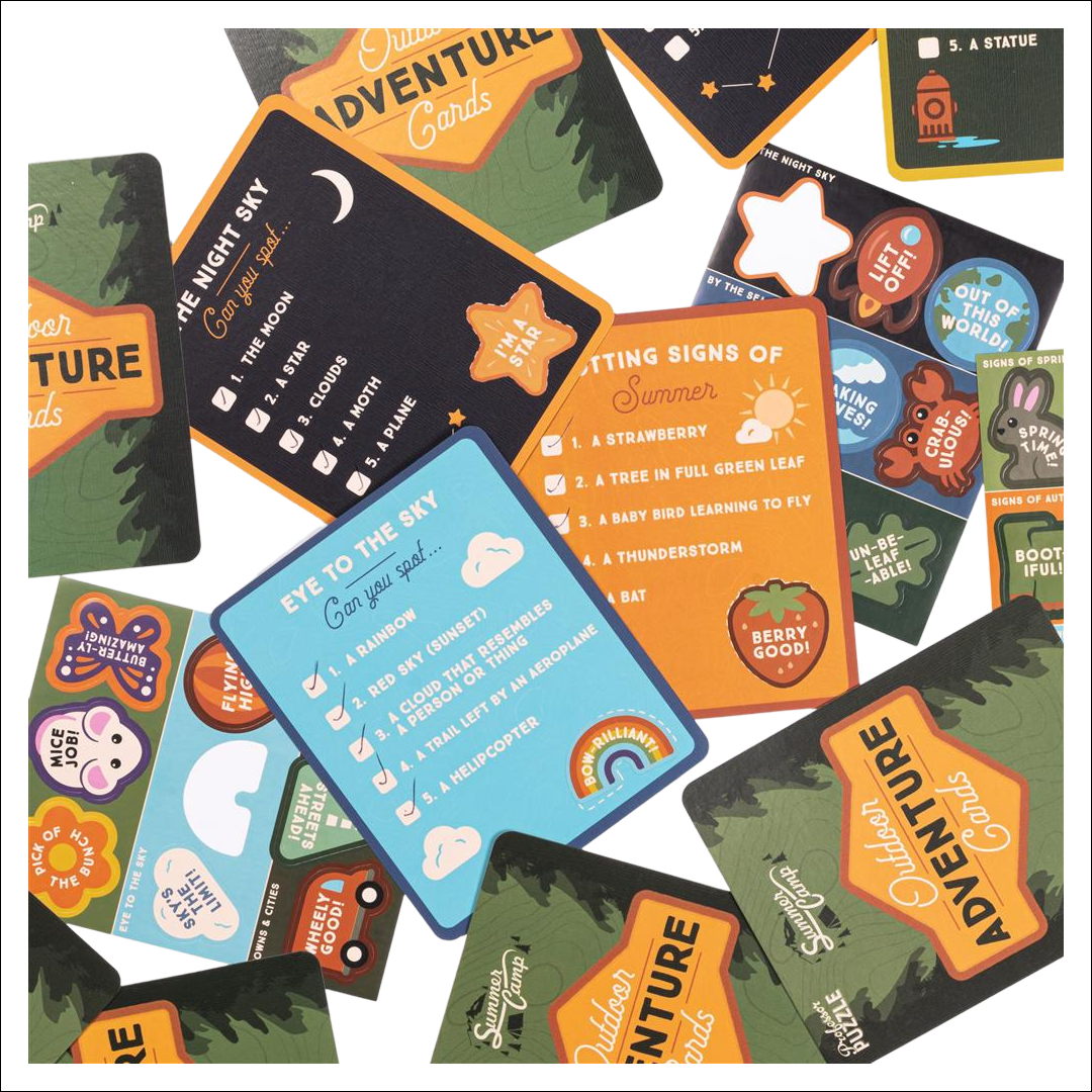 Outdoor Adventure Cards (Ediția Engleză)