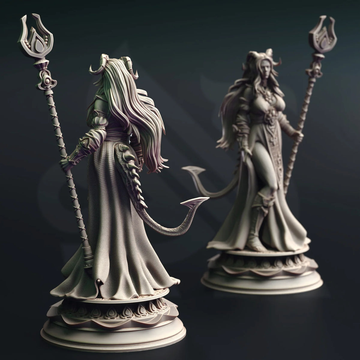 Tharia Moonshadow - Cleric // Miniatură D&D