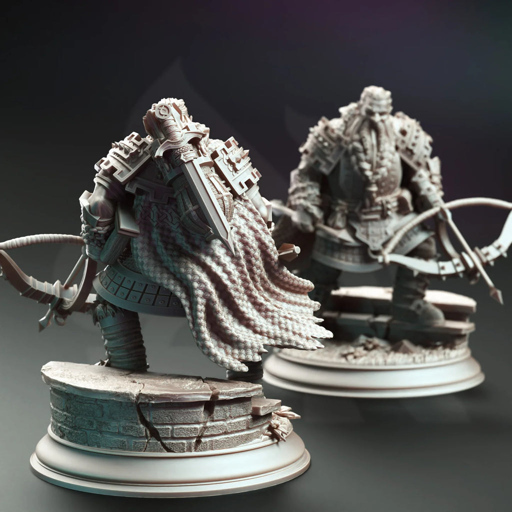 Tokrik - Dark Dwarf Hunter // Miniatură D&D
