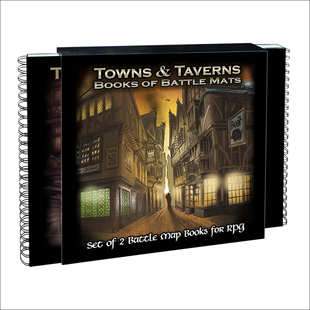 Books of Battle Mats: Towns & Taverns