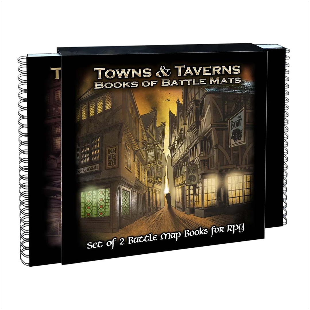 Books of Battle Mats: Towns & Taverns