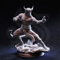 Verek - Tiefling Monk // Miniatură D&D