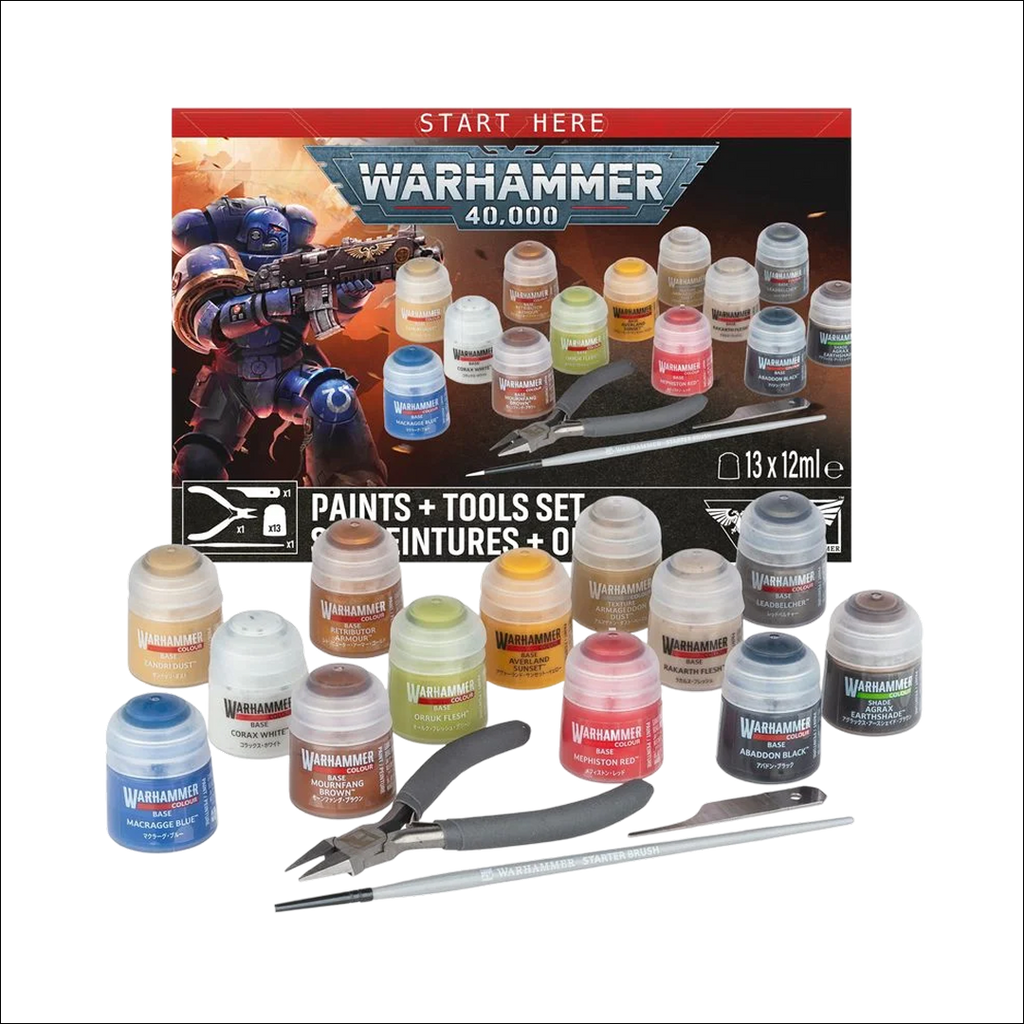 Warhammer 40,000: Paints + Tools Set