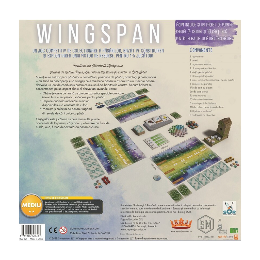 Wingspan: Lumea Păsărilor (Ediția Română)