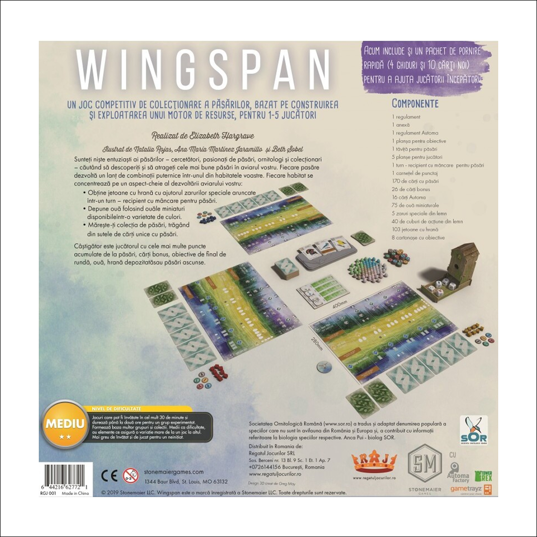 Wingspan: Lumea Păsărilor (Ediția Română)
