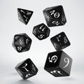 Set de zaruri Classic RPG Black & White