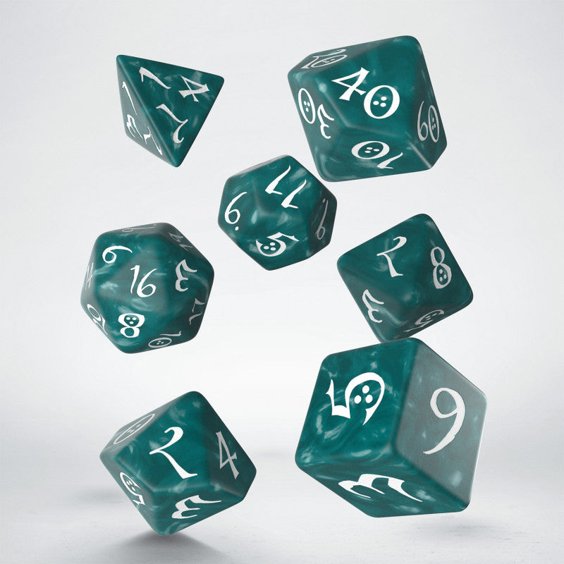 Set de zaruri Classic RPG Stormy & White