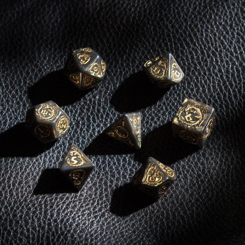 Set de zaruri Dragons: Nephrite
