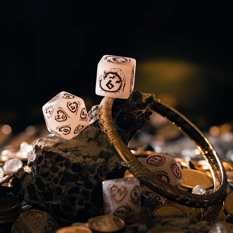 Set de zaruri Dragons: Quartz