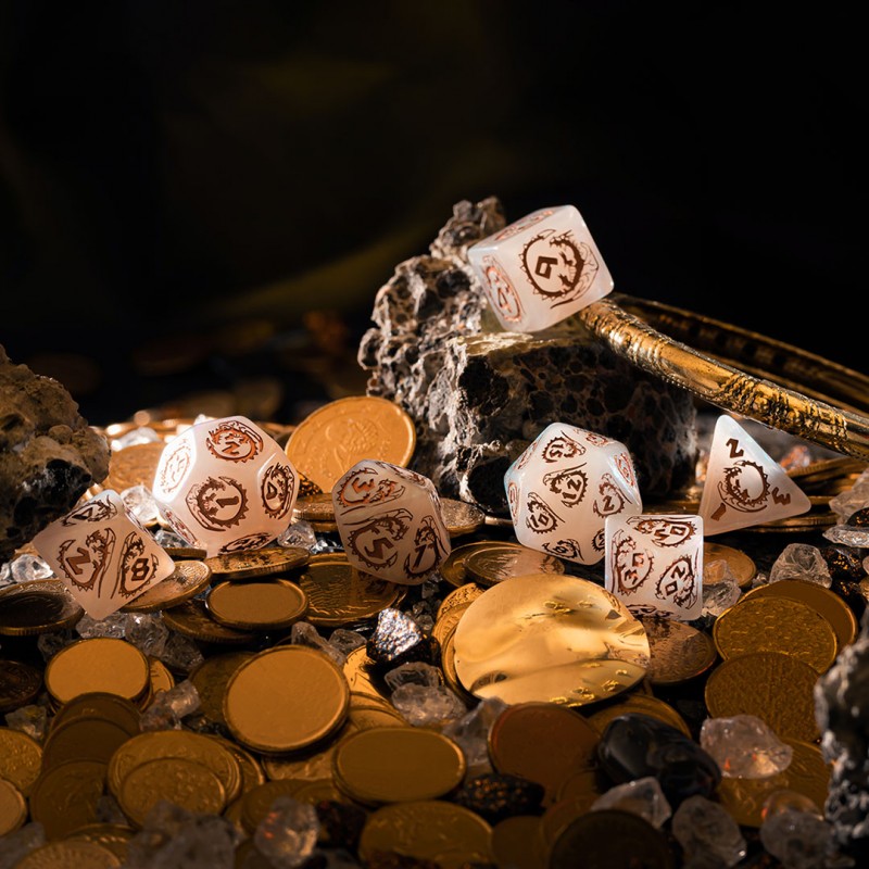 Set de zaruri Dragons: Quartz