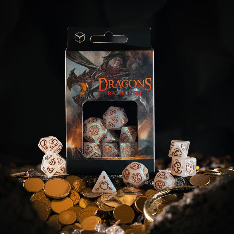 Set de zaruri Dragons: Quartz