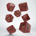 Set de zaruri Dragons Modern: Ruby