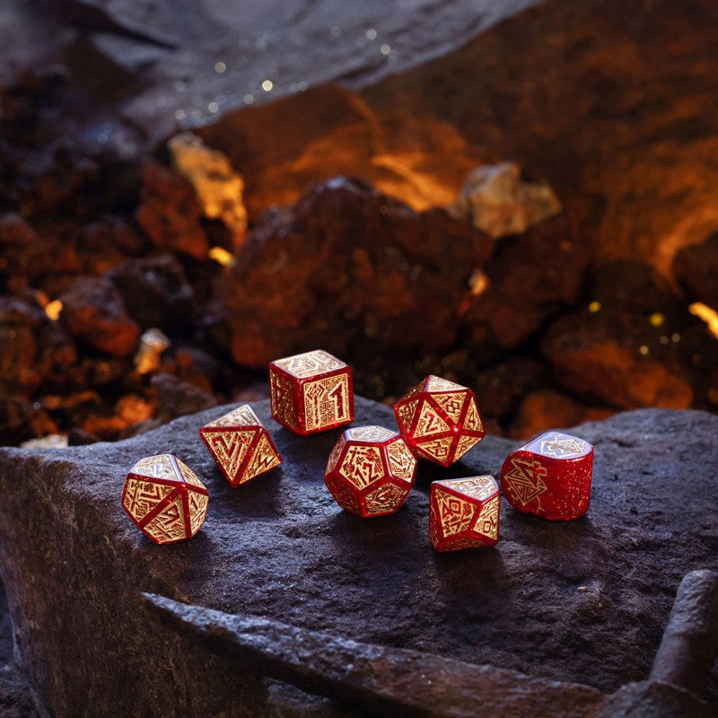 Set de zaruri Dwarven: Jewels