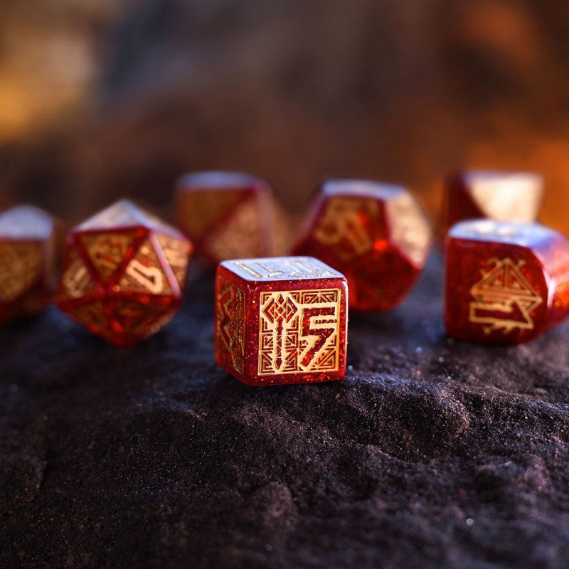 Set de zaruri Dwarven: Jewels