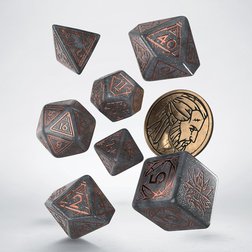 Set de zaruri The Witcher. Geralt - Price of Neutrality