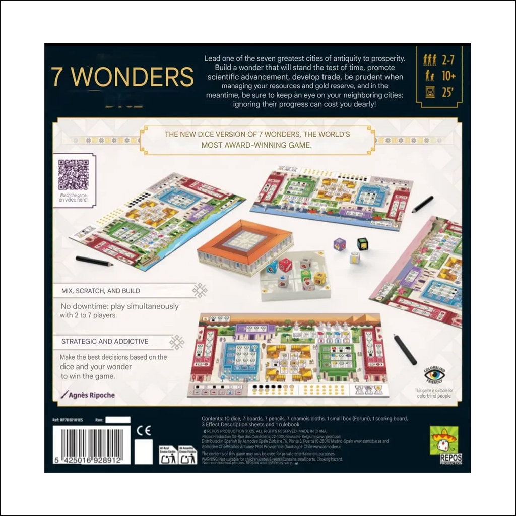 7 Wonders Dice (Ediția Engleză)