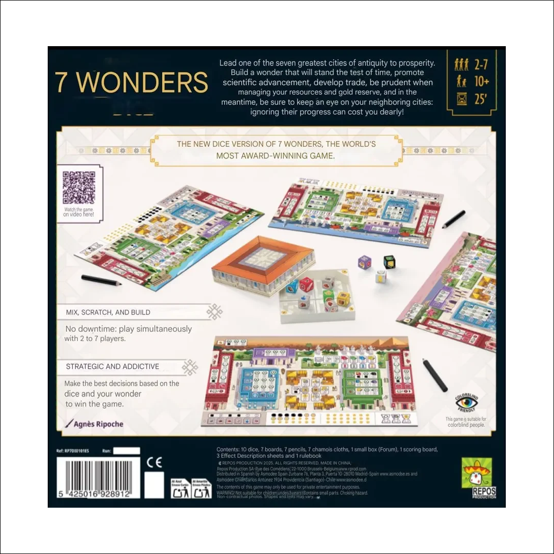 7 Wonders Dice (Ediția Engleză)