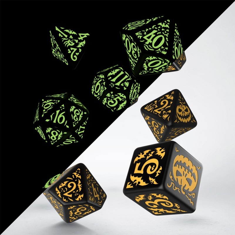 Set de zaruri Halloween Pumpkin - Jack O'Lantern