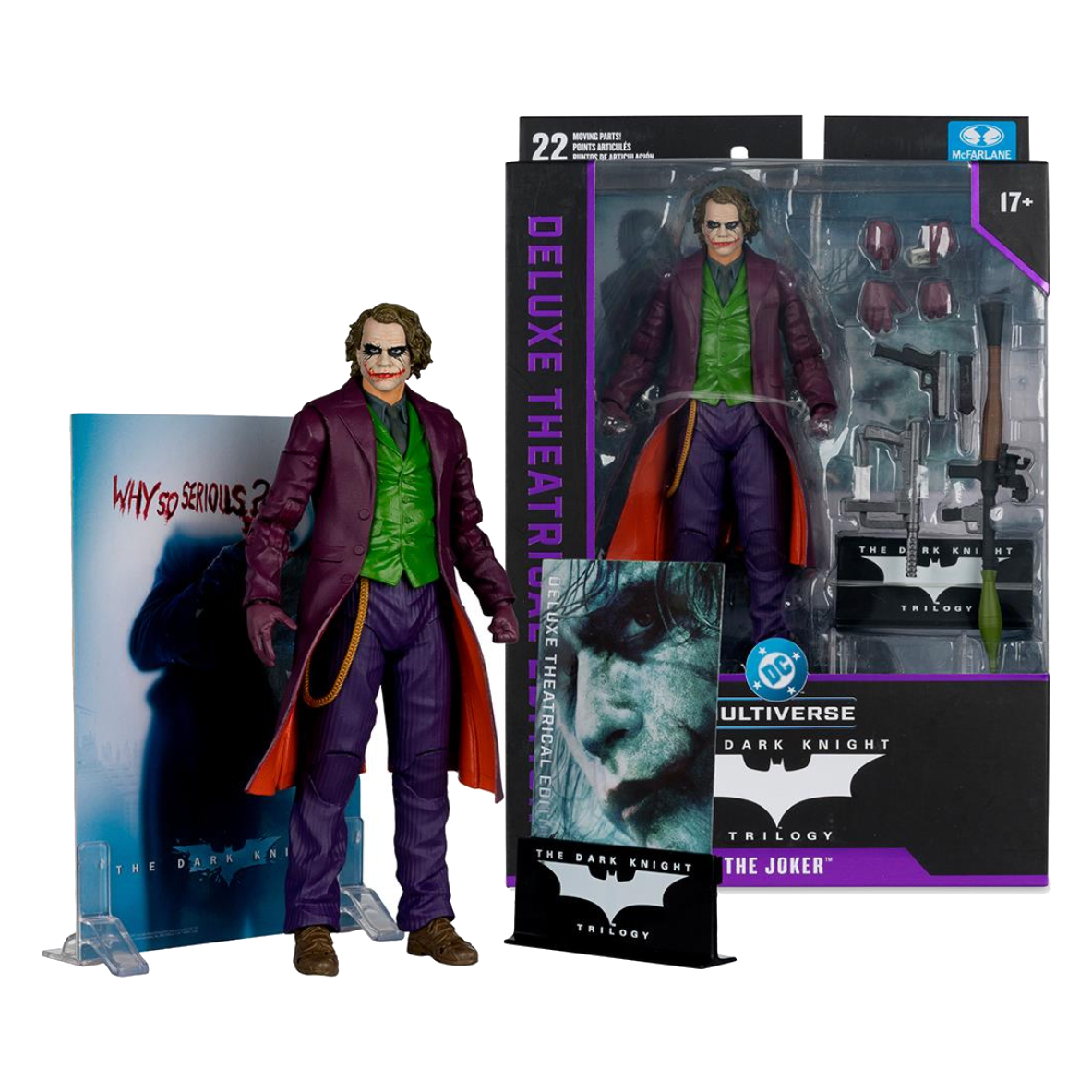 Figurină The Joker The Dark Knight McFarlane Toys 17,7 cm