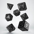 Set de zaruri Bloodsucker Black & Silver