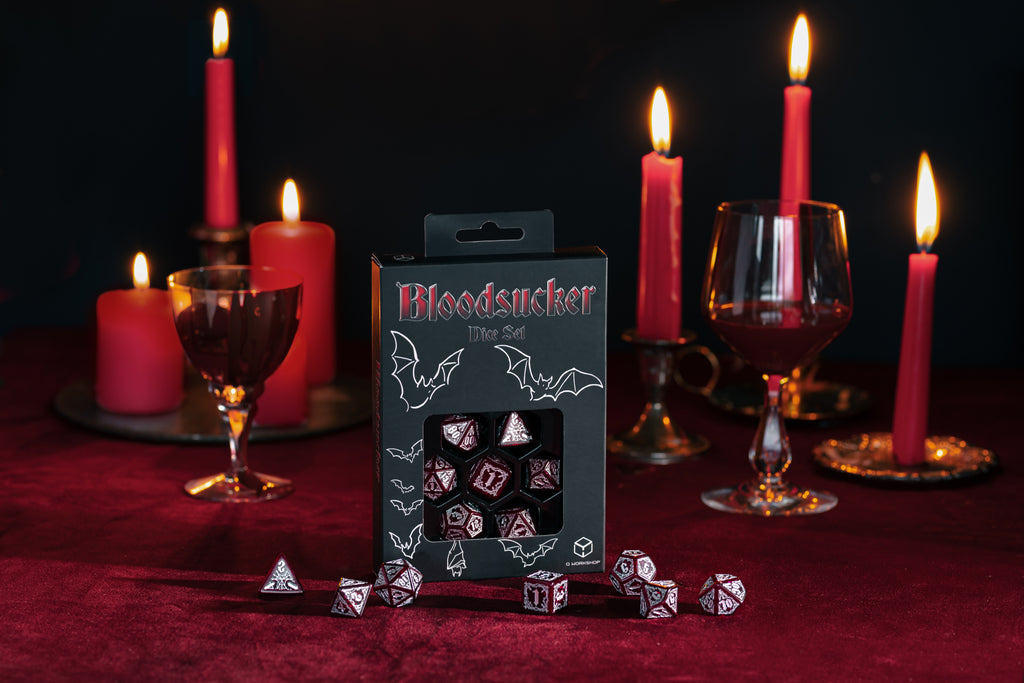 Set de zaruri Bloodsucker: Scarlet