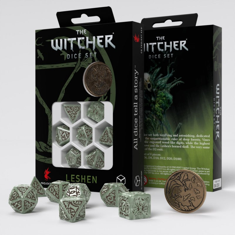 Set de zaruri The Witcher. Leshen - The Totem Builder